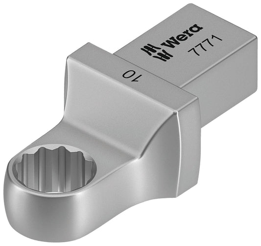 Wera 7771 insert ring wrench, 9 x 12mm connection, form A, 7.0 mm wrench size