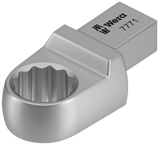 Wera 7771 insert ring wrench, 9 x 12mm connection, form B, 12.0 mm wrench size
