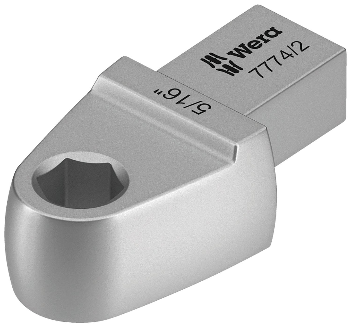 Wera 7774/1 insert bit adapter, 9 x 12 mm connection, 1/4" drive