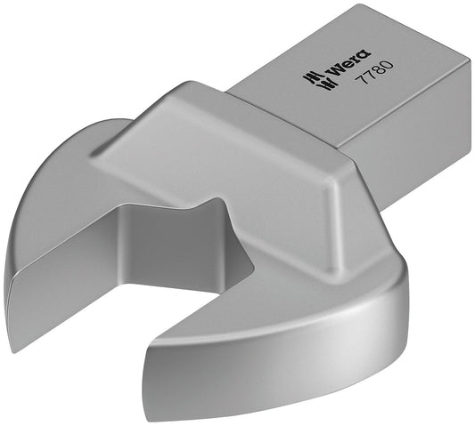 Wera 7780 insert open-end wrench, 14 x 18 mm connection, form C, 21.0 mm wrench size