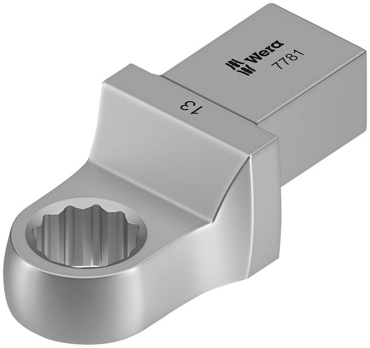 Wera 7781 insert ring wrench, 14 x 18 mm connection, form A, 13.0 mm wrench size