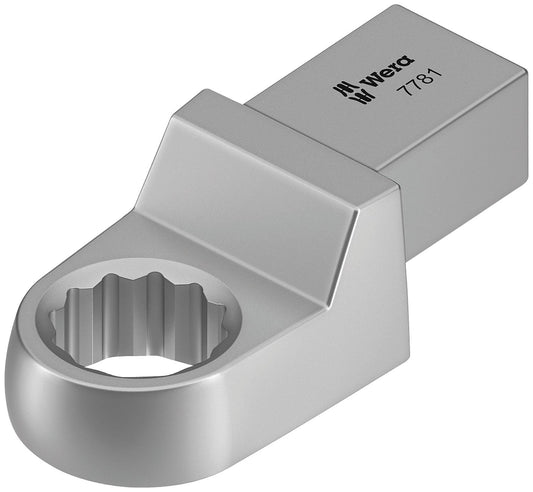 Wera 7781 insert ring wrench, 14 x 18 mm connection, form B, 16.0 mm wrench size