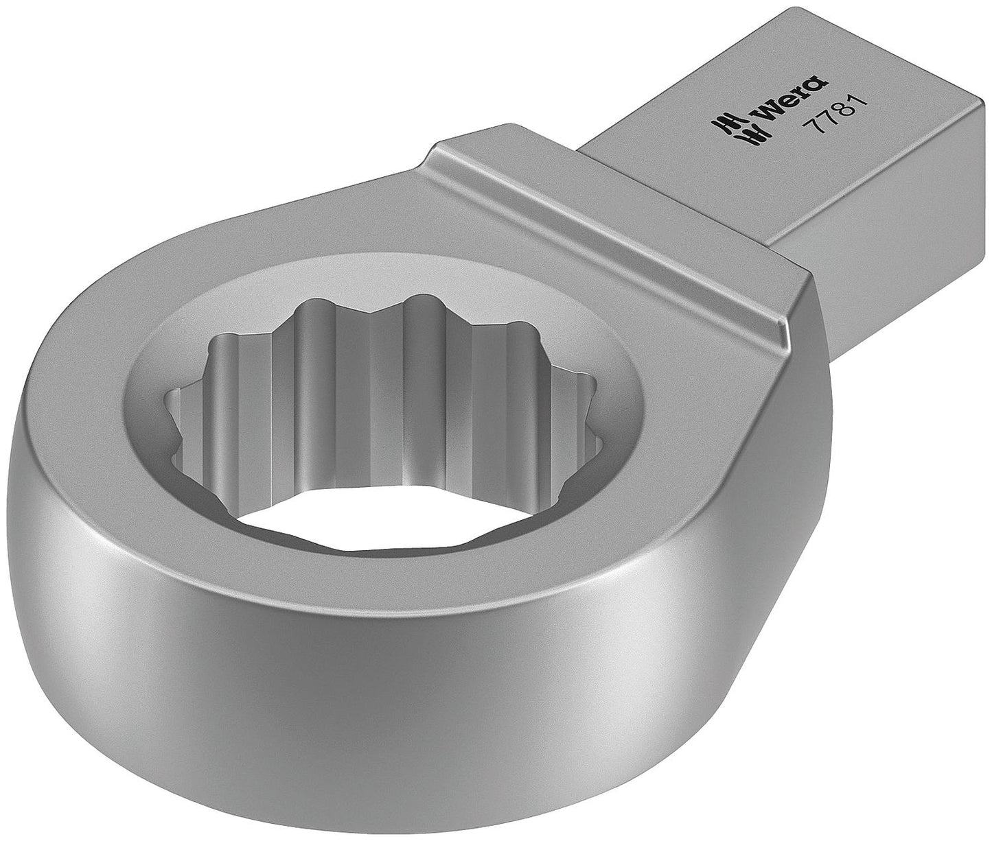 Wera 7781 insert ring wrench, 14 x 18 mm connection, form C, 27.0 mm wrench size