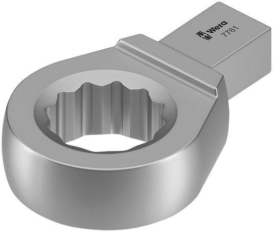 Wera 7781 insert ring wrench, 14 x 18 mm connection, form C, 27.0 mm wrench size