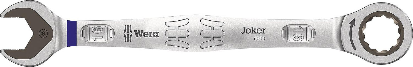 Wera 6000 Joker open-end/ring ratchet wrench, metric, 8.0 x 144 mm