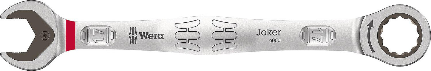Wera 6000 Joker open-end/ring ratchet wrench, metric, 8.0 x 144 mm