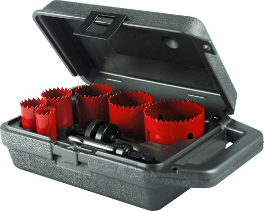 Lochsägen Set 1249 Grösse D: 22,29,35,44,51,64mm für Holz, Stahl, MS, Alu und Guss