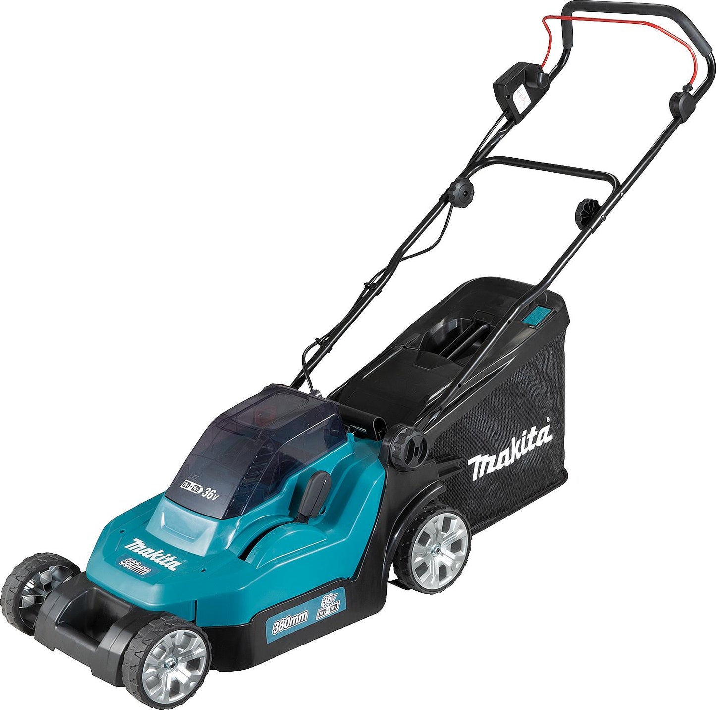 MAKITA DLM382Z cordless lawnmower, 2x18V, without battery and charger
