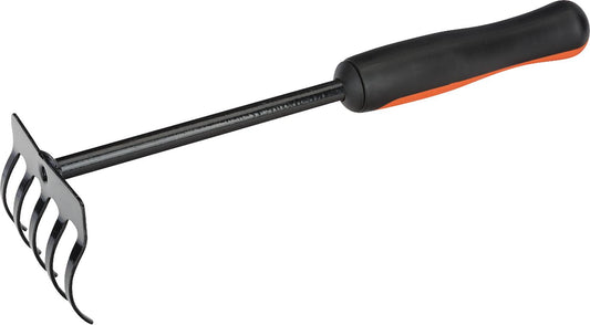 Râteau à fleurs P266, court, 320 mm de long, 199 g, 5 dents