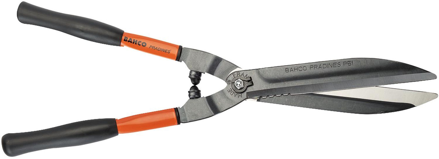 BAHCO P51-F hedge shears, short 570mm long, 1085g, cutting length 250mm