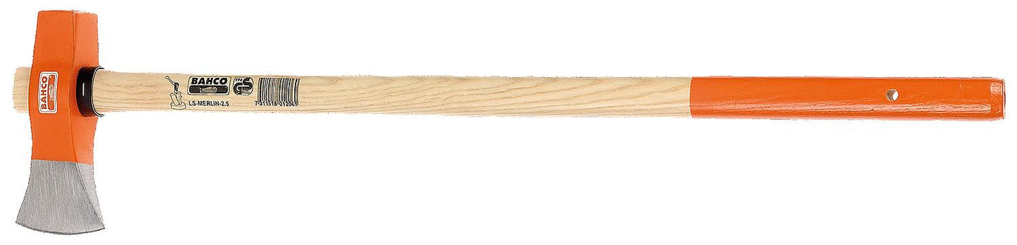 Splitting axe BAHCO LS-MERLIN-2.5, 900mm long, 3390g, ash handle, straight