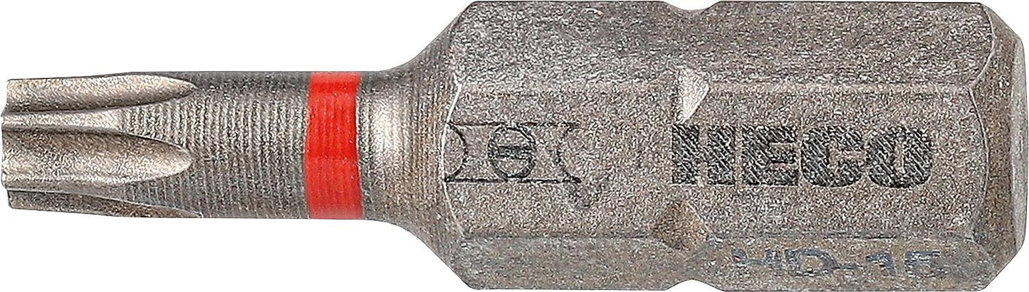 HECO-Drive bit, HD-40, pink color ring, pack of 10