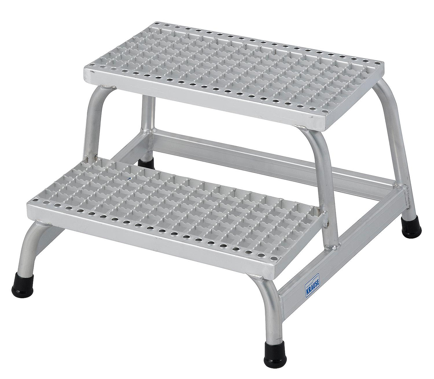 Montagetritt mit Gitterroststufen