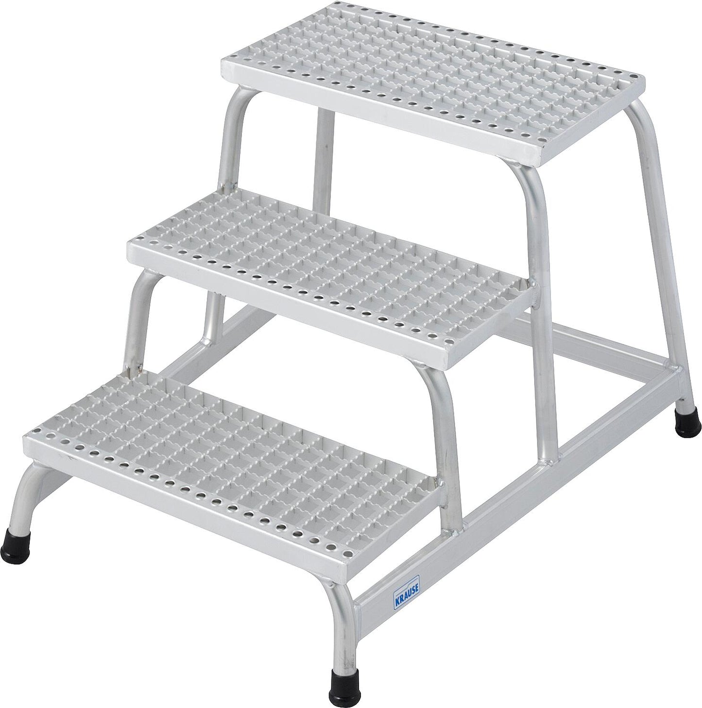 Montagetritt mit Gitterroststufen