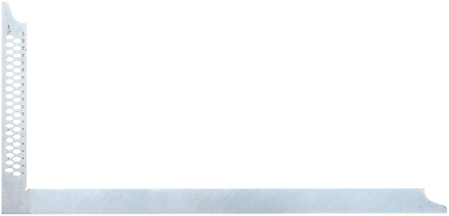 Zimmermannswinkel ZWZA 700, 700 mm, Schenkelbreite 35 mm, Anreisslöcher