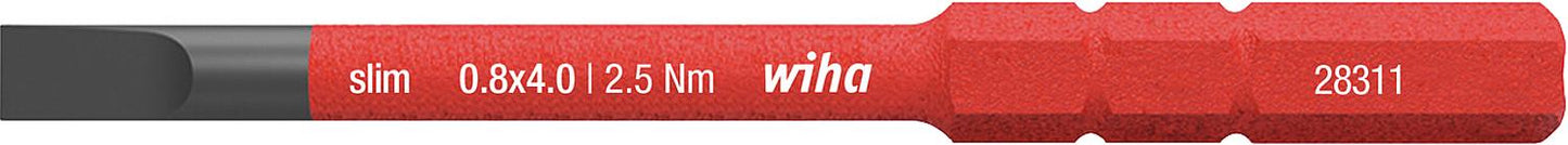 VDE slot slimBit wiha 283110 electric Vario, SL3.0 x 0.5 x 75 mm