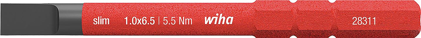 VDE slot slimBit wiha 283110 electric Vario, SL3.0 x 0.5 x 75 mm