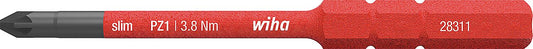 VDE Pozidriv slimBit wiha 283112 electric Vario, PZ1 x 75 mm