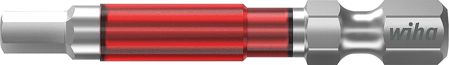 Wiha 7043TY impact screwdriver with 1/4" drive, long, with torsion zone, 3.0 x 49 mm, pack of 5
