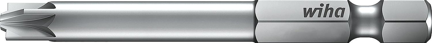 VDE-PlusMinus Pozidriv/Schlitz-Bit wiha 7049PZM Professional, mit 1/4"-Antrieb, SL/PZ1 x 50 mm