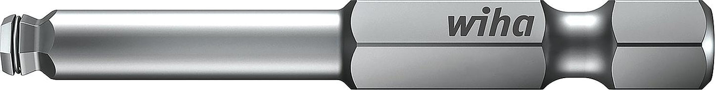 Embout hexagonal sphérique Wiha 7047ZR MagicRing®, avec fonction de maintien, long, diamètre extérieur 3,0 x 50 mm