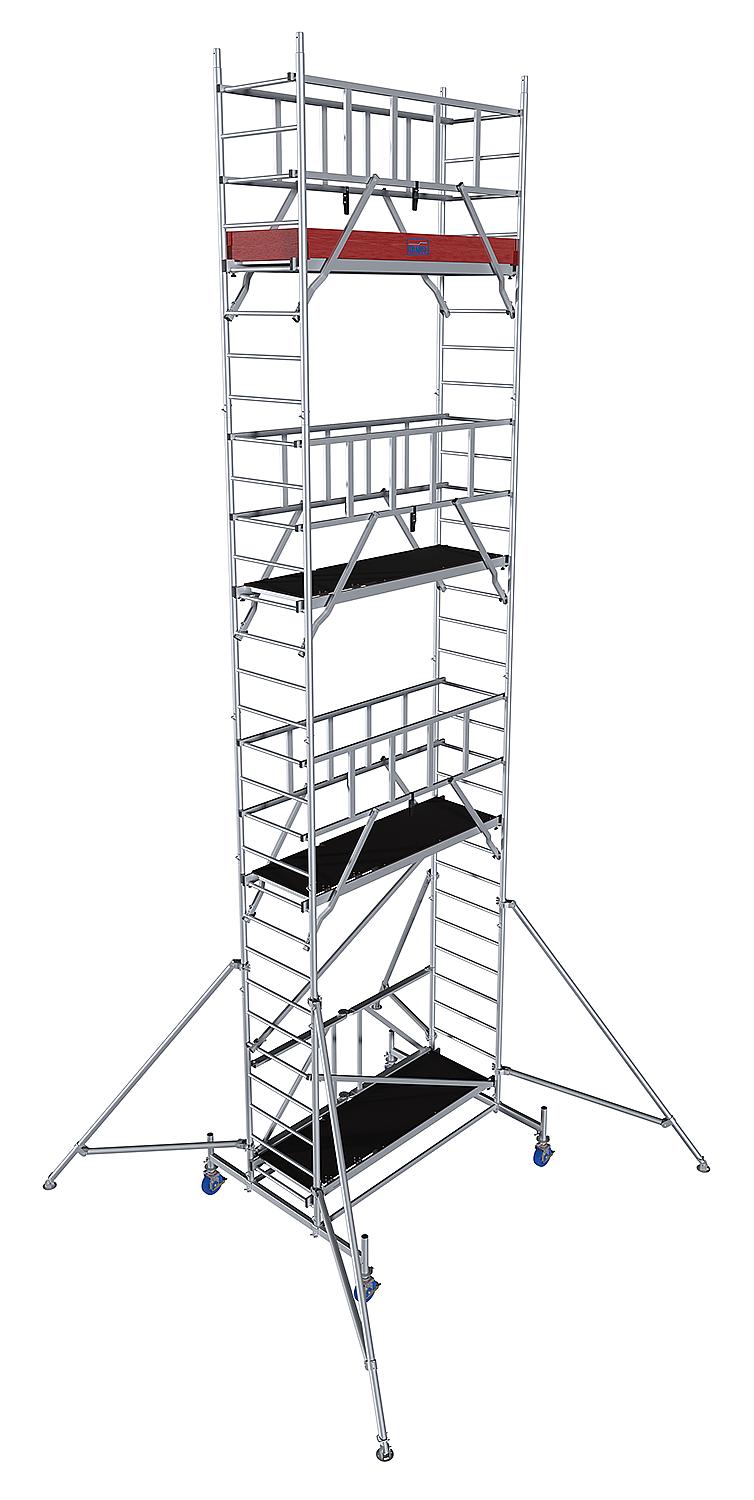 Alu-FaltGerüst MONTO ProTec XS, Arbeitshöhe ca. 8,80 m