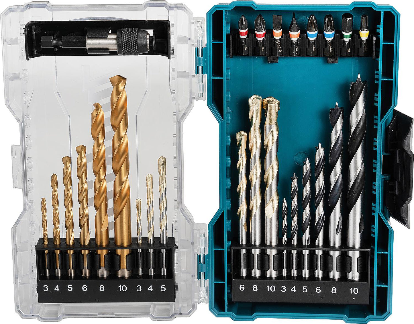 Makita 27-piece bit and drill set, E-07032