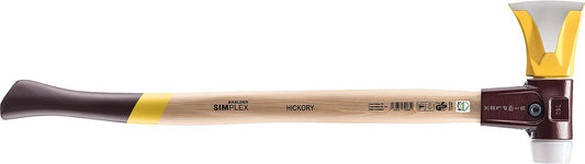 Hache à fendre SIMPLEX avec nervures en forme de coin et corps en fonte malléable, Superplastic