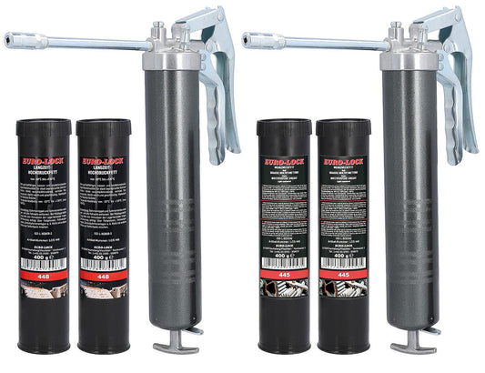 One-hand grease gun set, 6 pieces
