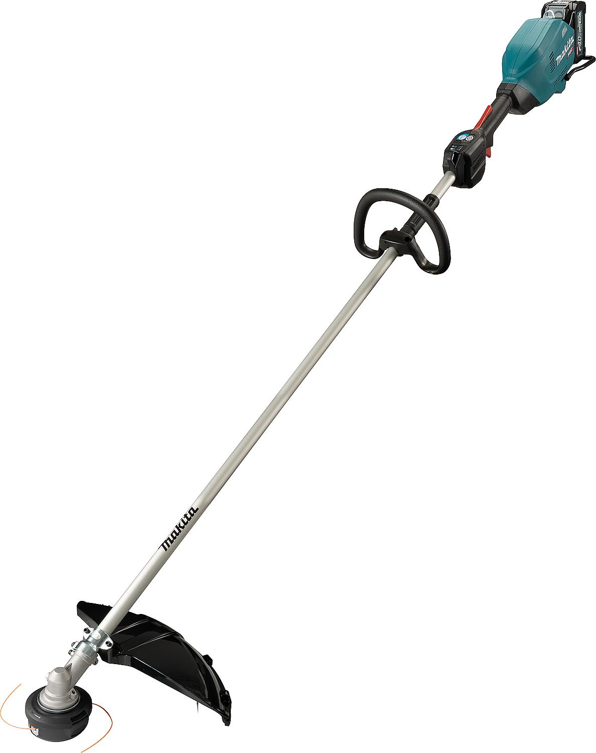 MAKITA UR007GM101 40V cordless brushcutter with 1x 4.0 Ah battery and charger