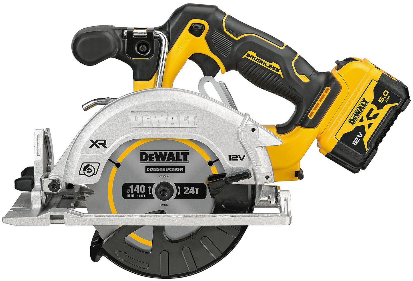 DeWALT 12V DCS512NT-XJ cordless circular saw without batteries and charger