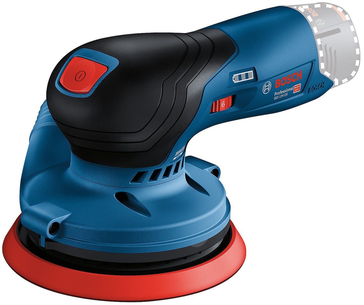 GEX 12V-125 cordless random orbital sander, without batteries and charger