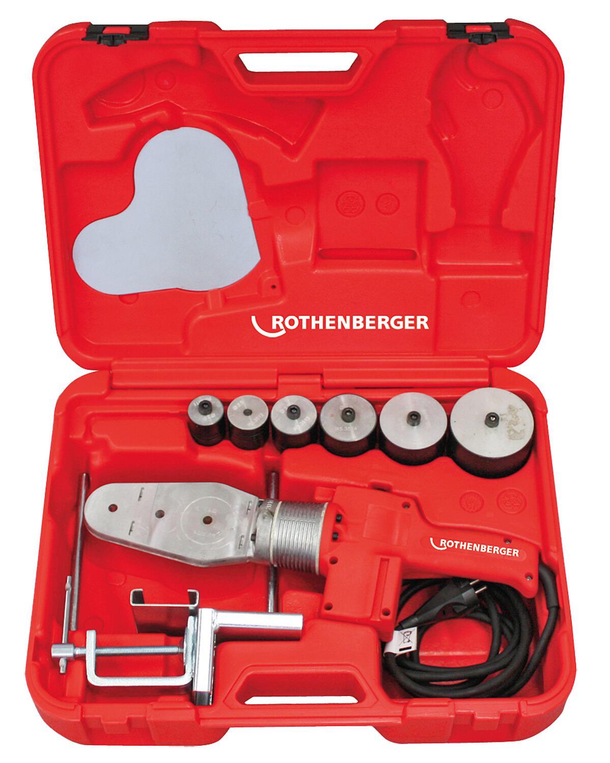 Socket welding machine ROWELD P63 S-6 sword, electric, 230V, Ø20-63mm