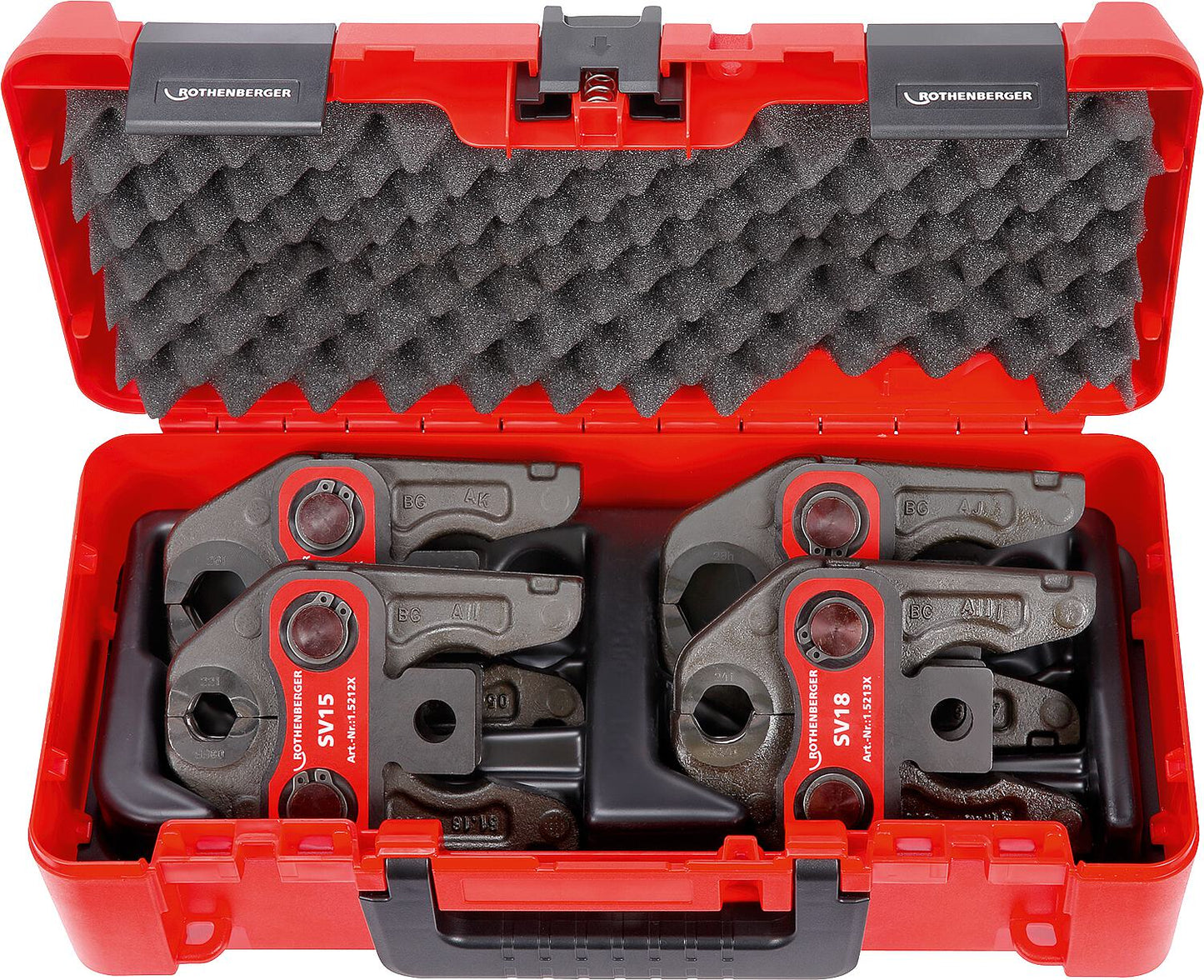 Press jaw set standard SV 15-18-22-28