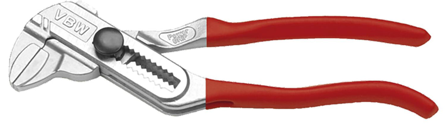 VBW® PowerGRIP pliers wrench, 180mm length, with plastic coating