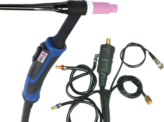 TIG torch GYS GRIP SR 20 DB water-cooled, 8 meters, 35/50 mm²