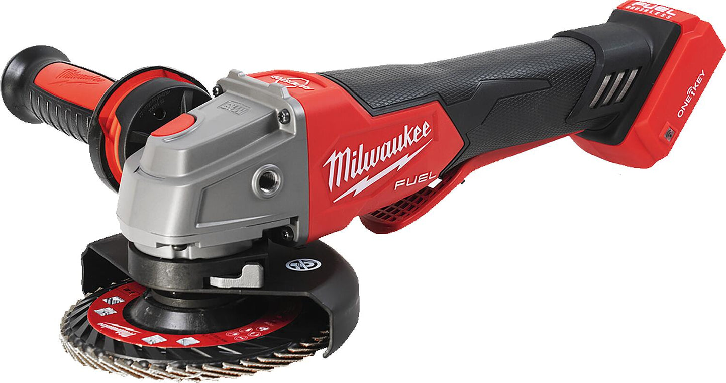 Milwaukee M18ONEFSAG125XPDB-0X 18V Cordless Angle Grinder (without batteries and charger)
