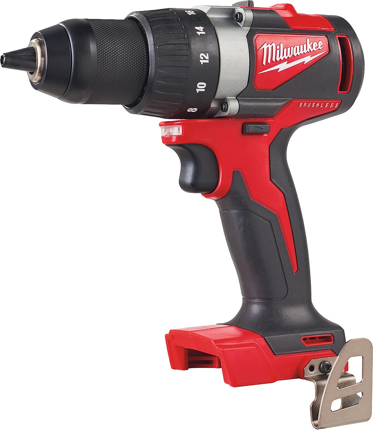 Milwaukee M18BLDD2-502X 18V cordless drill/driver with 2 x 5.0 Ah batteries and charger