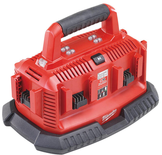 Ladegerät Milwaukee M1418C6, 6x 14V oder 6x 18V