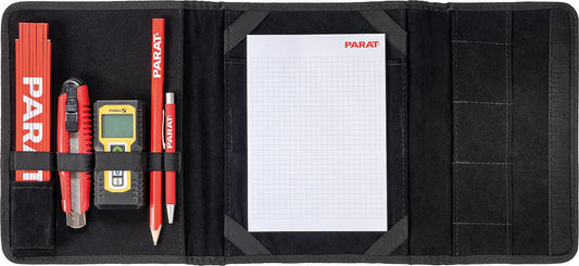 Aufmassmappe PARAT 6-teilig, mit Entfernungsmessgerät, Zollstock