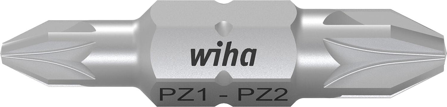 Pozidriv double bit wiha 7412Z, PZ0 - PZ3, pack of 10