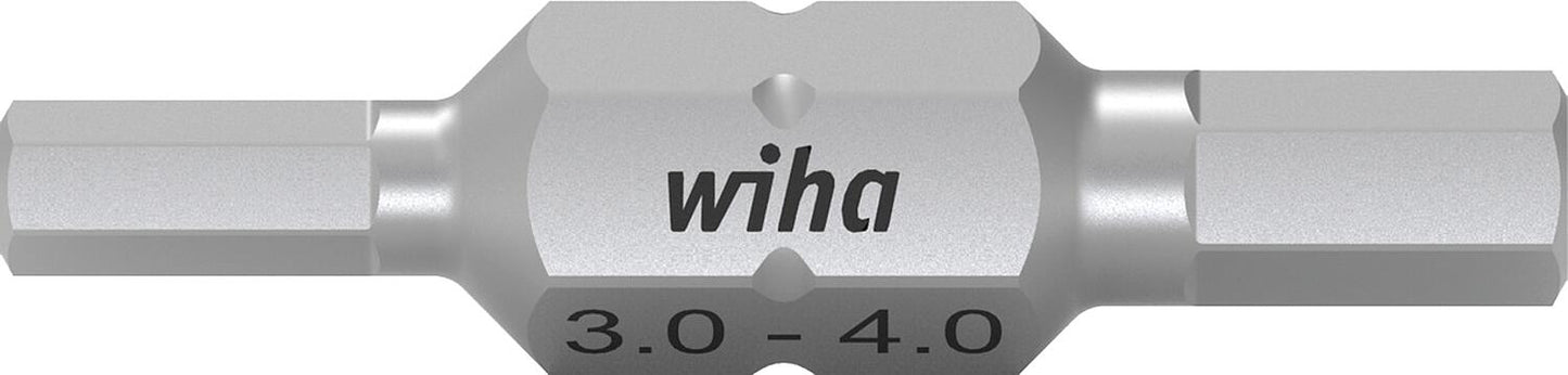 Wiha 7413Z double hex bit, 3.0 - 4.0 mm wrench size, pack of 10