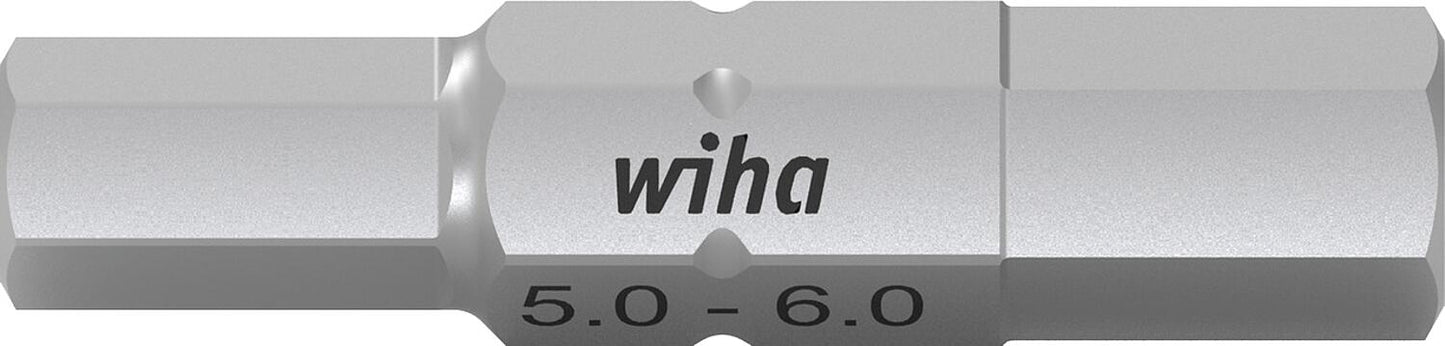 Wiha 7413Z double hex bit, 3.0 - 4.0 mm wrench size, pack of 10