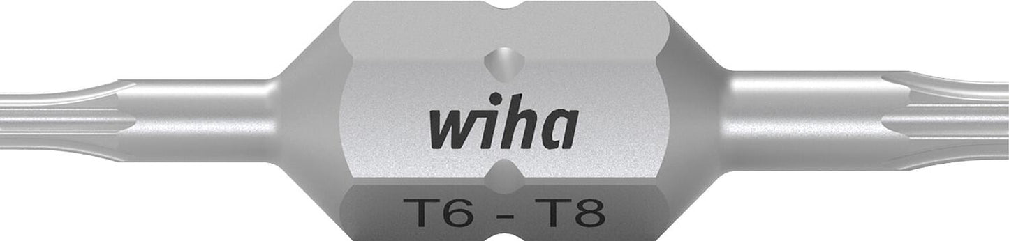 Torx® double bit wiha 7415Z, T6 - T8, PU = 10 pieces
