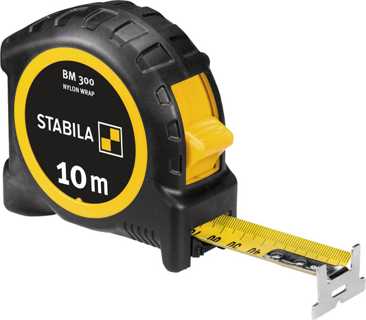 Taschenbandmass Stabila BM 300, 10 m, metrische Skala