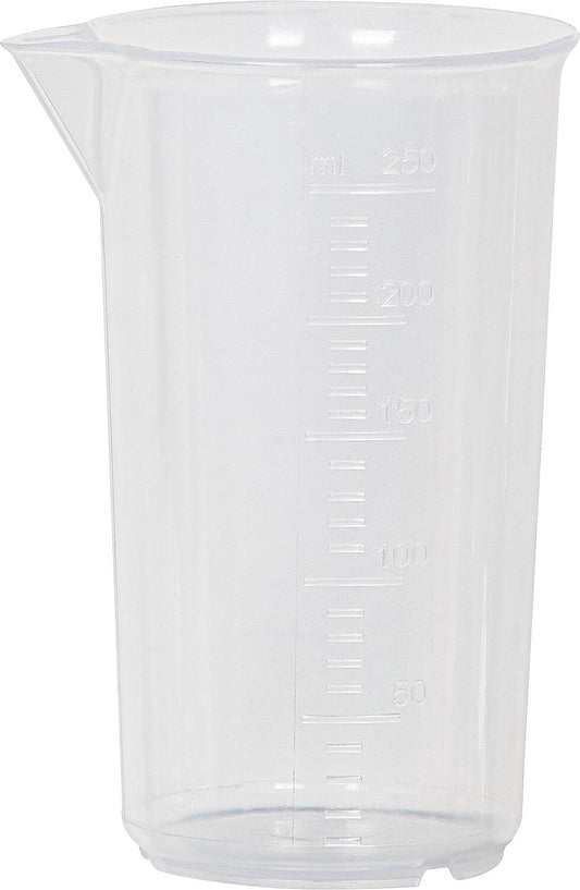 Messbecher ohne Griff 250 ml transparent