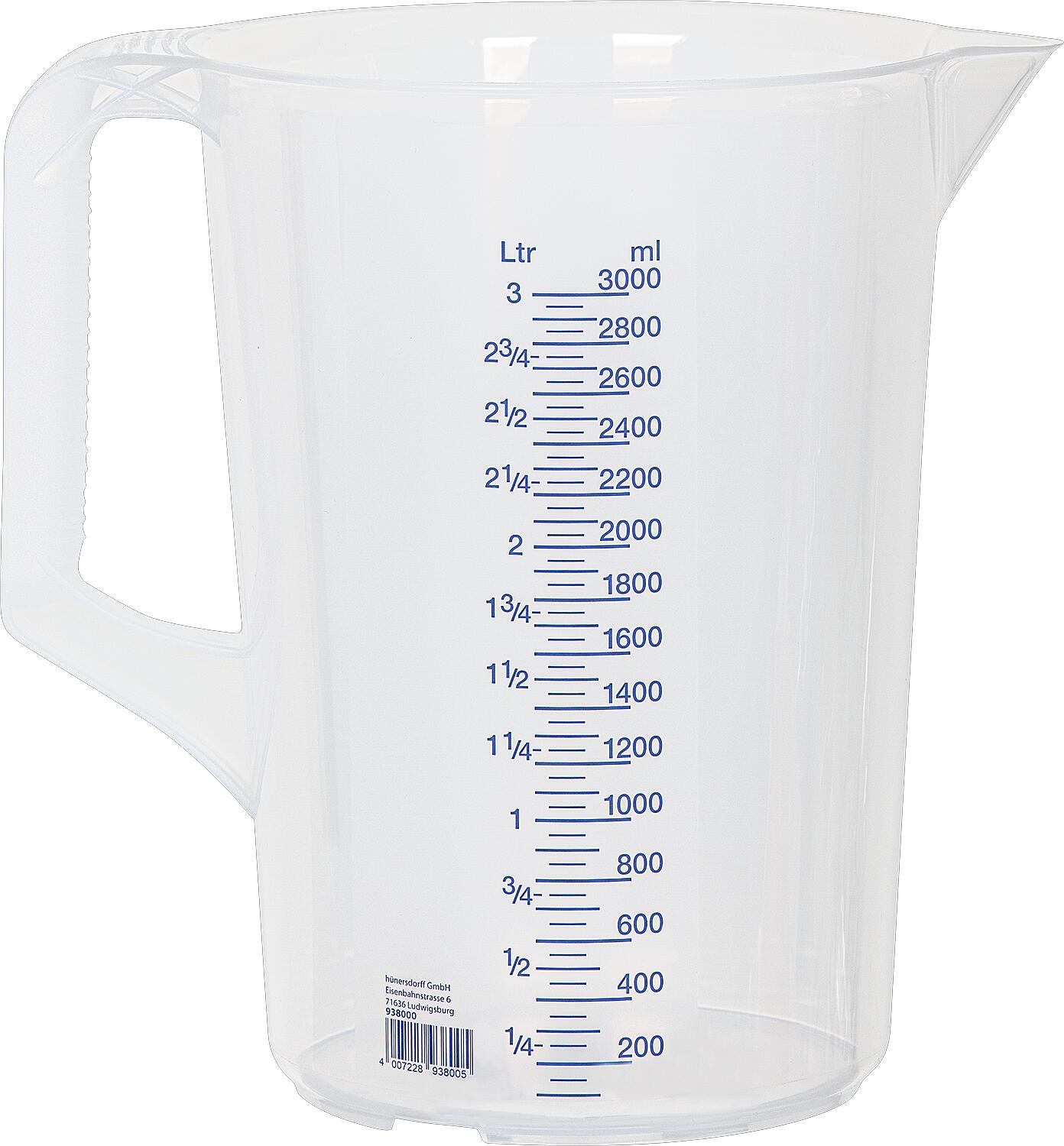 Measuring cup with handle, 500ml, transparent