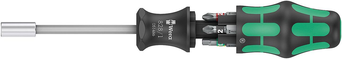 Magazin-Bithalter WERA Kraftform Kompakt 27 Set 1, 7-teilig