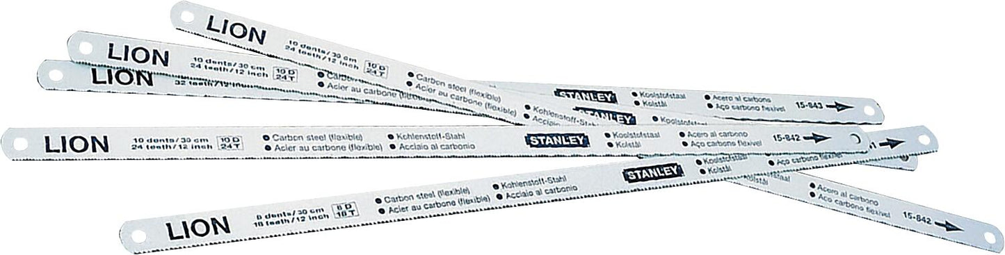 Metallsägeblatt-Set Stanley® "Lion", 5-teilig Länge (mm): 300