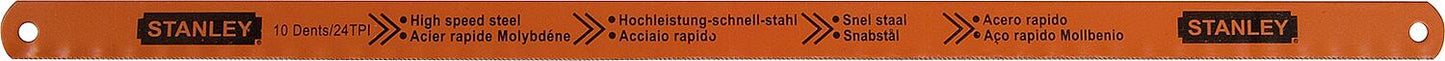 Metallsägeblatt Stanley® HSS Länge (mm): 300, Zahnteilung (Zoll): 24,  VPE = 2 Stück